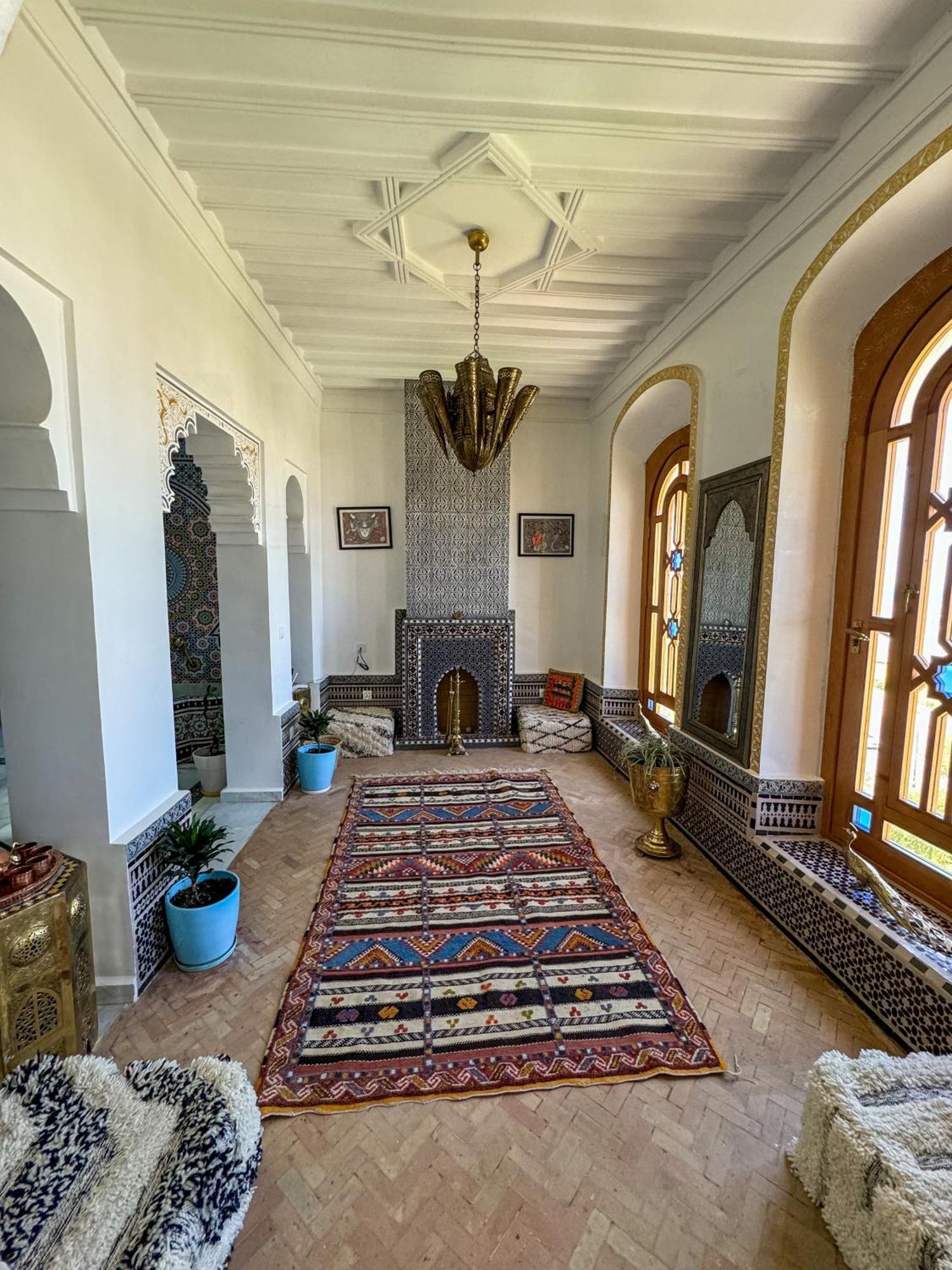 טנג'יר Riad Villa With Mediterranean Sea Views Of Spain And Gibraltar מראה חיצוני תמונה